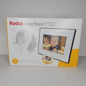NIB Kodak EasyShare P720 7 Inch Digital Photo Frame with decorative mattes